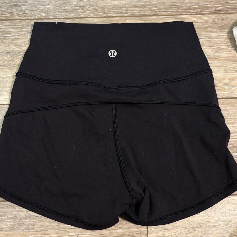 lululemon athletica Black High-Waist Performance Shorts
